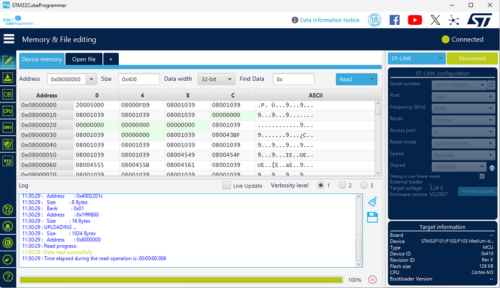 Connecting to the microcontroller